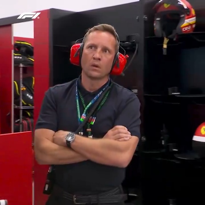 Ollie gave Dad a fright! Priceless reaction from Bearman Sr 😁 #F1 #SaudiArabianGP Scuderia Ferrari HP