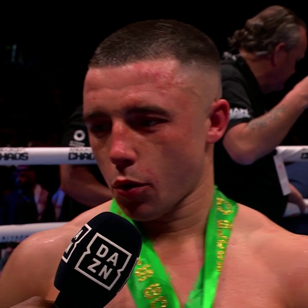 "I was the aggressor. I thought I done enough to win." Nick Ball devastated after coming so close to world title glory. ☹️ #JoshuaNgannou - Live now