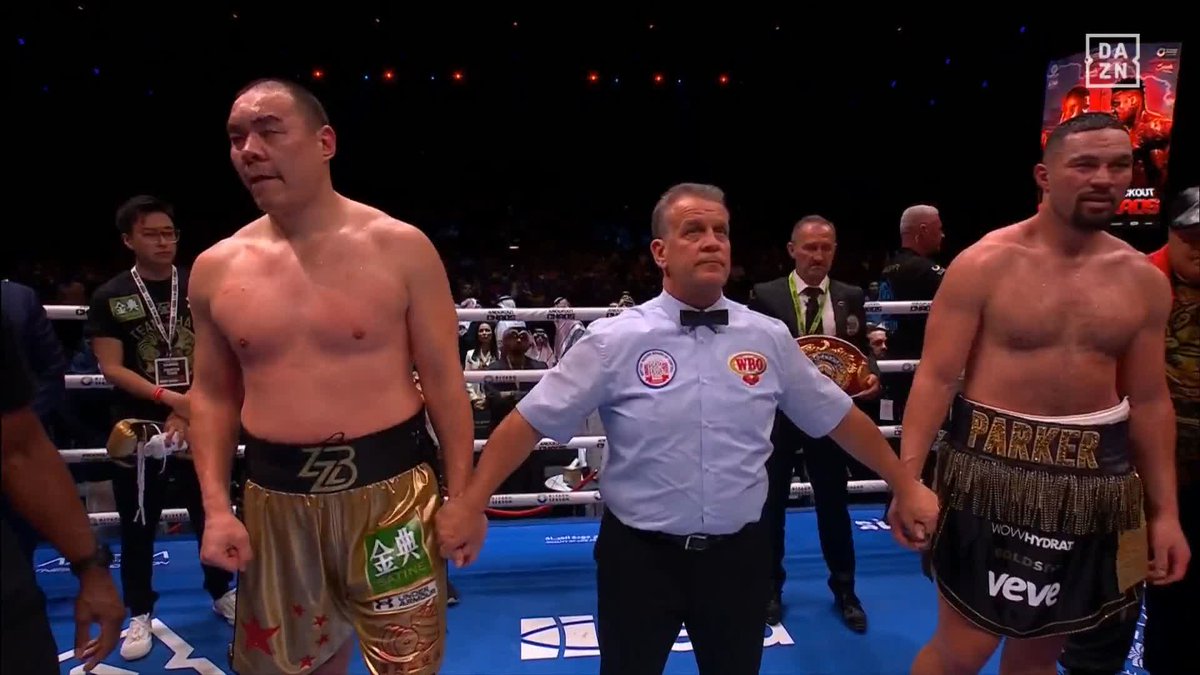 Joe Parker wins via MD! 113-113, 114-112, 115-111 #KnockoutChaos DAZN Boxing #ZhangParker