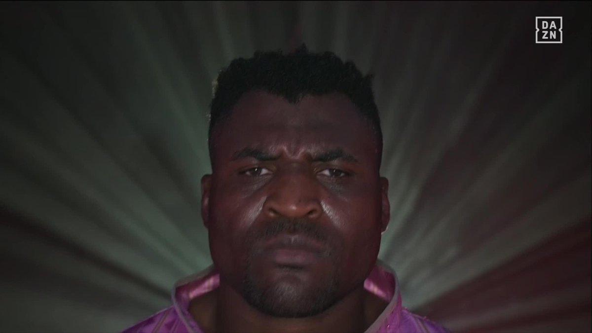 The Predator @Francis_ngannou makes the walk 🎥 #JoshuaNgannou, live now worldwide on DAZN. Buy 𝗡𝗢𝗪 at #KnockoutChaos | #RiyadhSeason