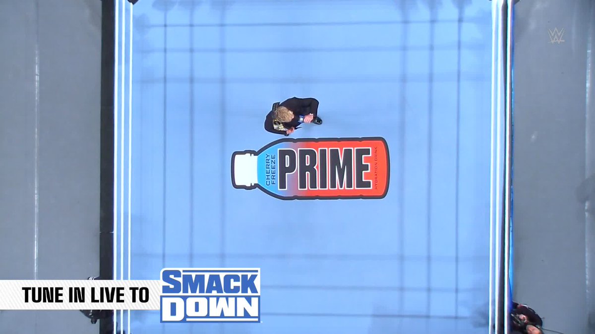 NO WAY! 🔥🔥🔥 Logan Paul just announced that starting at #WrestleMania XL, DrinkPrime will be the center ring sponsor of every WWE PLE! #SmackDown