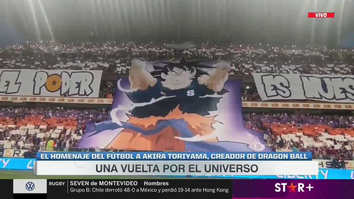 Una vuelta por el universo con el homenaje del fútbol a Akira Toriyama, creador de Dragon Ball... ¡¡RECIBIMIENTOS TOP!! 📺 #ESPNenStarPlus / #SportsCenter