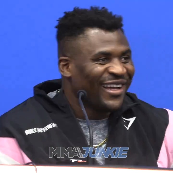 "I didn't feel the punch. I think that's what the knockout is about." Francis Ngannou cracked jokes after his KO loss to Anthony Joshua.