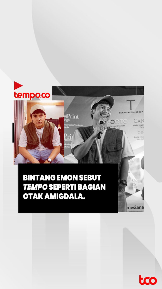 Bintang Emon haduhaduh sebut Tempo seperti bagian otak amigdala. Apa maksudnya? #tempodotco #bintangemon #komika #tempo53tahun