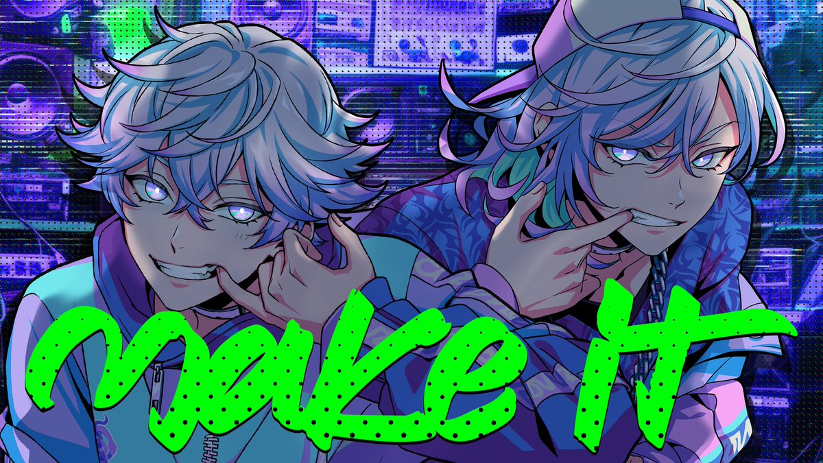 ◤ 𝐀𝐍𝐓𝐇𝐄𝐌 ⠀⠀#cozmez 新曲MV公開🐍◢ 『Make it』 矢戸乃上珂波汰(CV:#小林裕介) 矢戸乃上那由汰(CV:#豊永利行) ▶フル視聴はYouTubeへ✨ #パラライ #パラライ新曲フルMV9本公開
