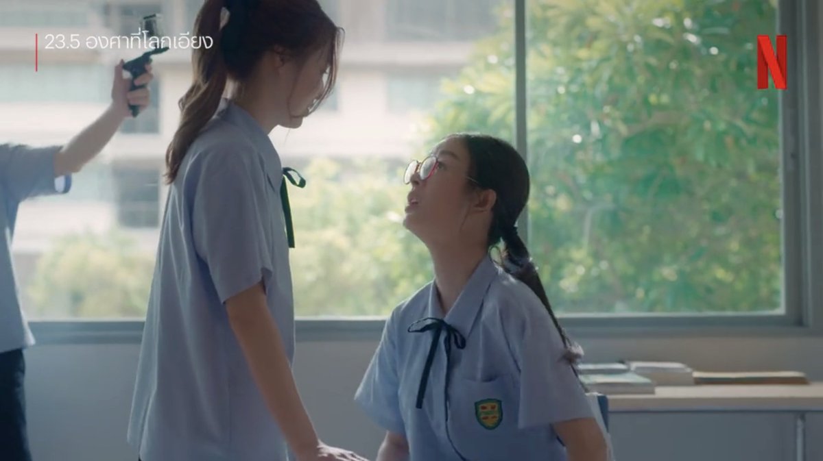 เจอคนที่ชอบตัวเป็นๆ ระยะประชิด ขอเป็นลมแล้วกันนะ 😍 #23point5 #องศาที่โลกเอียง #NetflixTH #milkpansa #loverrukk