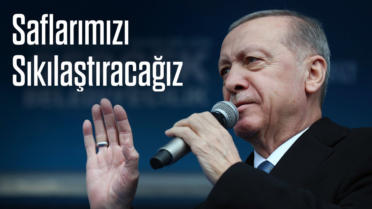 Cumhurbaşkanımız Recep Tayyip Erdoğan: “Devir kavga veya çekişme değil birlik olup zulme set çekme devridir. Bir duvarın tuğlaları gibi kenetlenerek mücadelemizi yürüteceğiz. Ayrışmayacağız, bölünmeyeceğiz, birbirimize asla düşmeyeceğiz; bilakis saflarımızı daha da sıkılaştıracağız.”