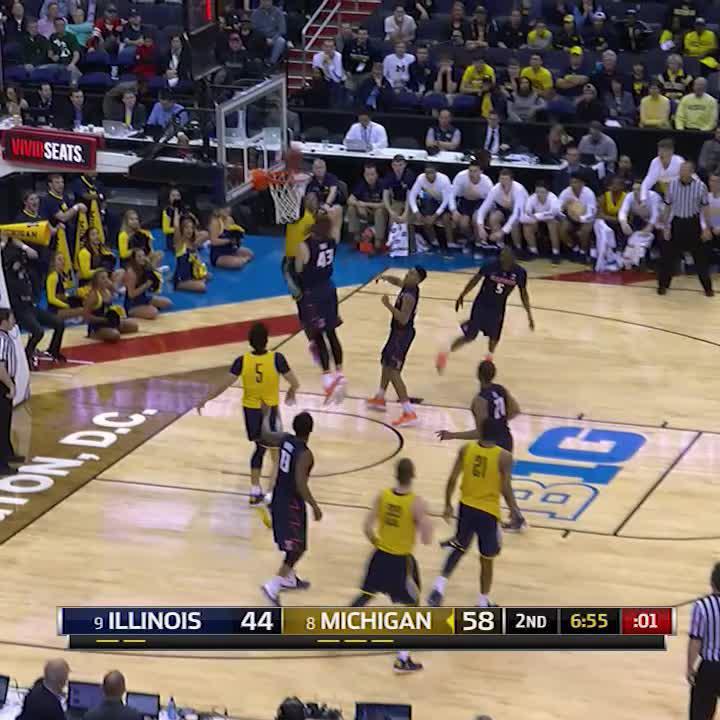 What a story and what a weekend this turned out to be. #OTD in 2017, Michigan Men's Basketball beat Illinois in practice uniforms to open its first of two straight Big Ten Conference tourney title runs. 🙌