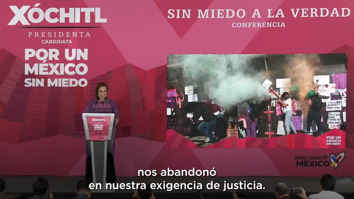 Las mujeres tenemos dos opciones este 2024: Construir un México feminista. Continuar con un México feminicida.