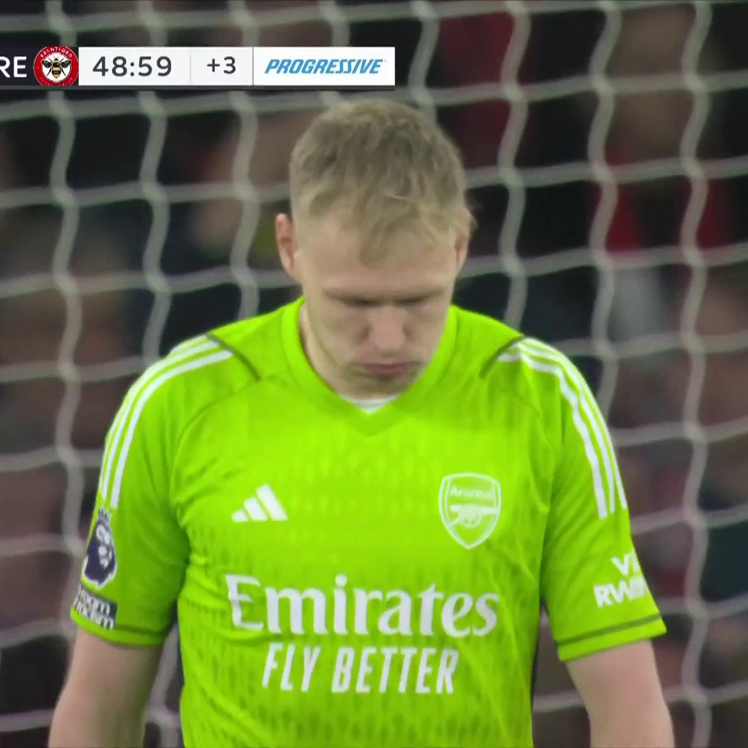A goal everyone but Aaron Ramsdale saw coming 🙃 (via NBC Sports Soccer)