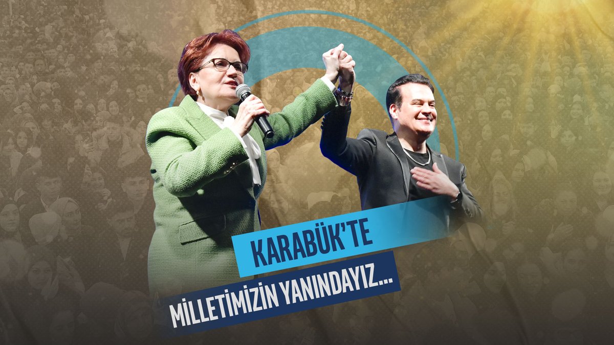 Genel Başkanımız Sn. Meral Akşener, Karabük Belediye Başkan Adayımız Sn. Abdullah Adatepe ile Safranbolu Belediye Başkan Adayımız Sayın Hakan Peker'in konserine katıldı. Safranbolu'nun en iyisi Hakan Peker; Türkiye'nin incisi Safranbolu'yu, dünyanın incisi yapmaya geliyor!