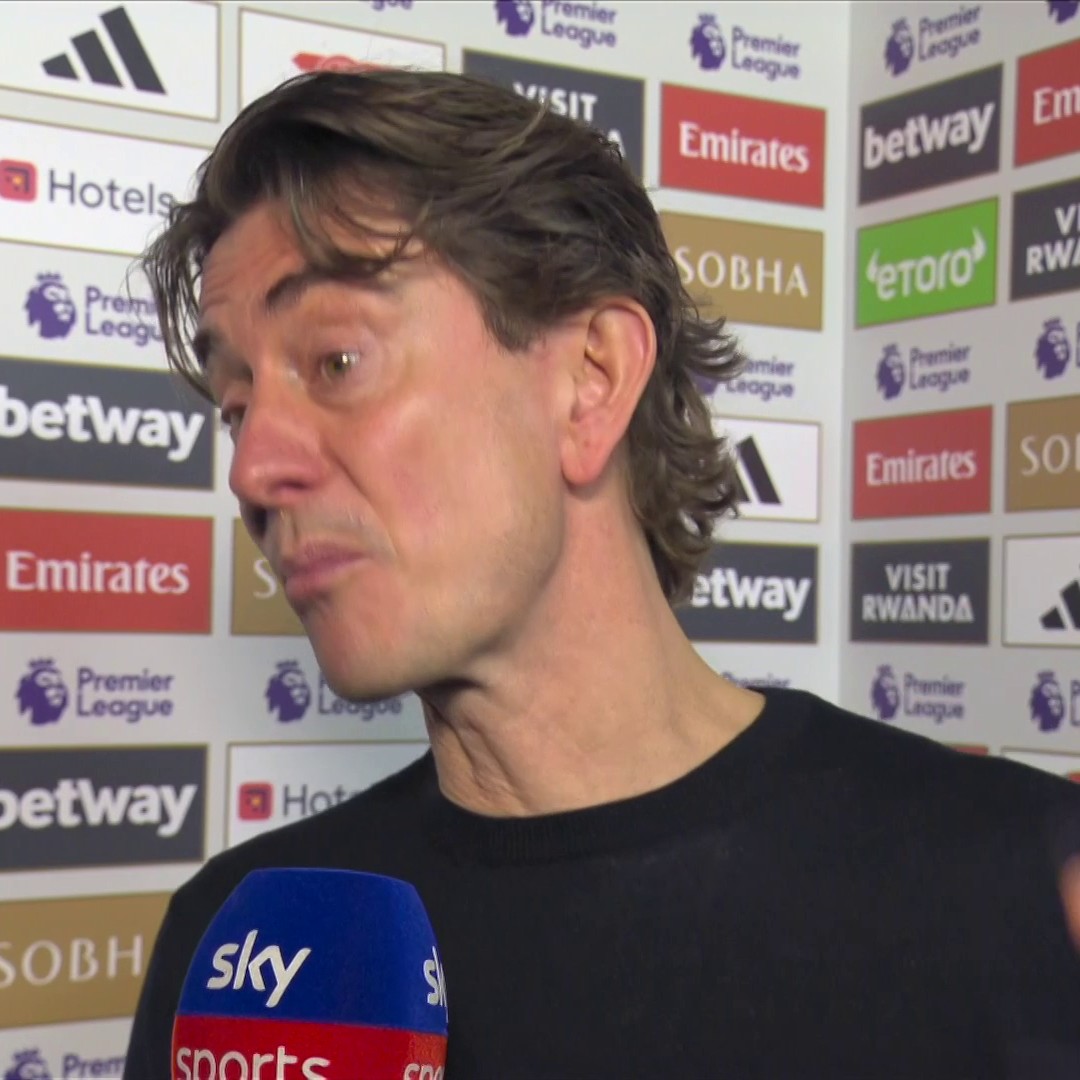 "I actually don't think Havertz should be on the pitch when he scored the goal" 😬 Thomas Frank believes Kai Havertz should have been sent off before scoring Arsenal's winner 🟥