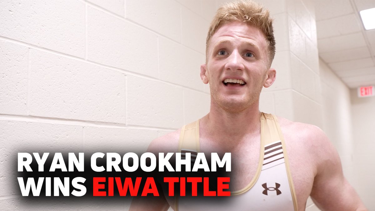 Ryan Crookham After Winning EIWA 133lbs Title!