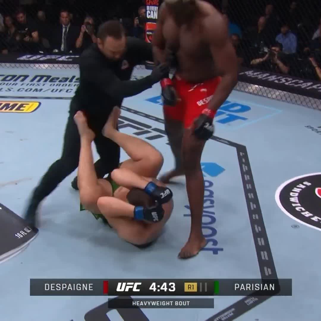 ONE AND DONE 🤯 Robelis Despaigne gets the KO just 18 seconds into round one! #UFC299