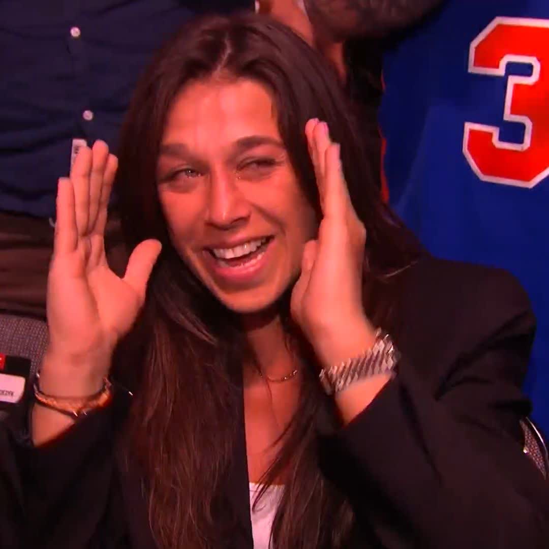Full of emotions after finding out she will be inducted into the UFC HOF later this year 🤗 #UFC299 | Joanna Jedrzejczyk