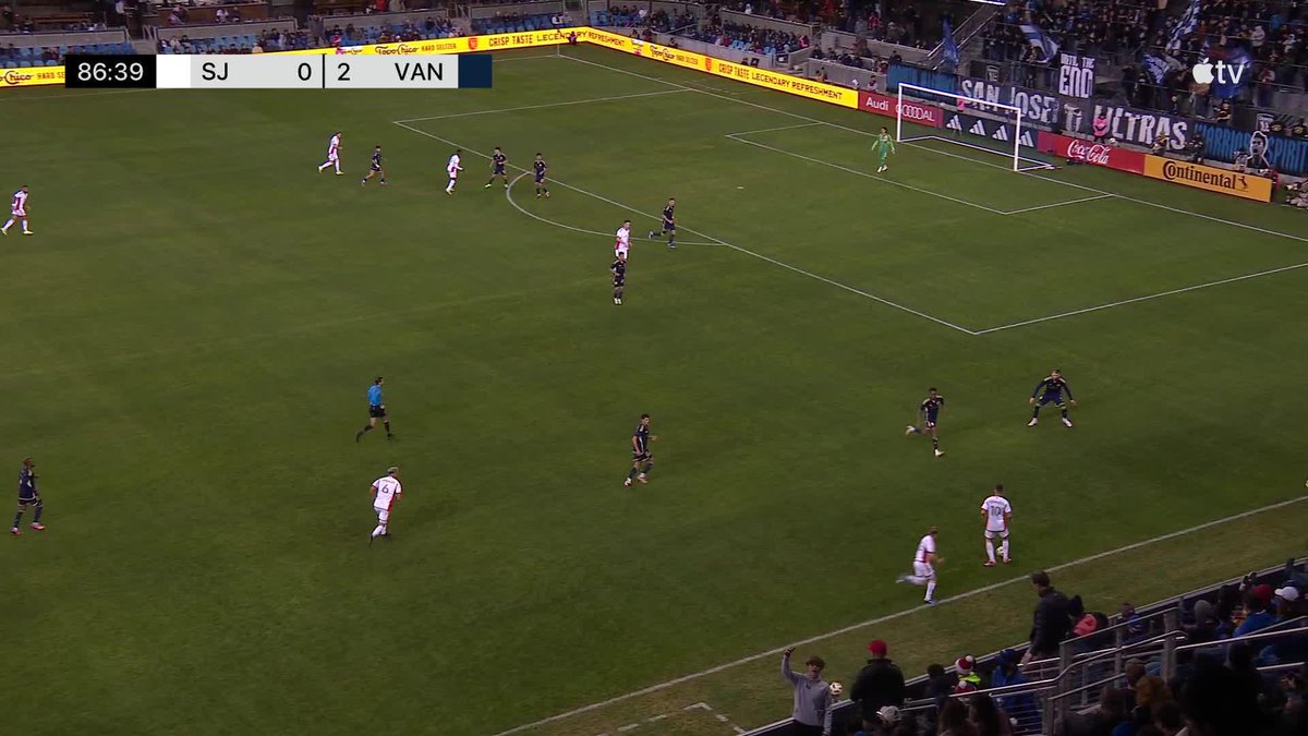 Top bins for the Whitecaps! 🔝 Ali Ahmed doubles the lead as time closes in.