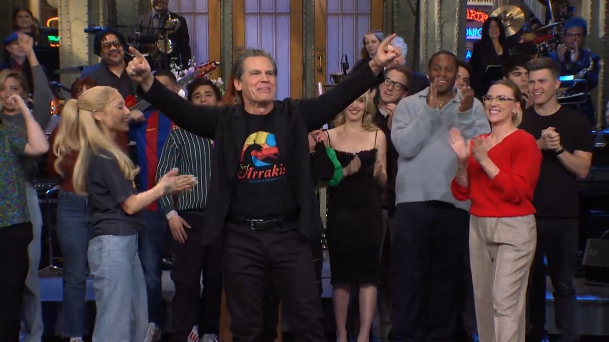 Thank you, Josh Brolin, Ariana Grande, and Scarlett Johansson! Goodnight!