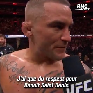 🗣💬 "Je n'ai que du respect pour Benoît Saint Denis. C'est un dur, il reviendra. Je le respecte pour ce qu'il a fait pour la France et pour son passé militaire" 👏 Les mots très classes de Dustin Poirier après sa victoire contre notre combattant français. #UFC299