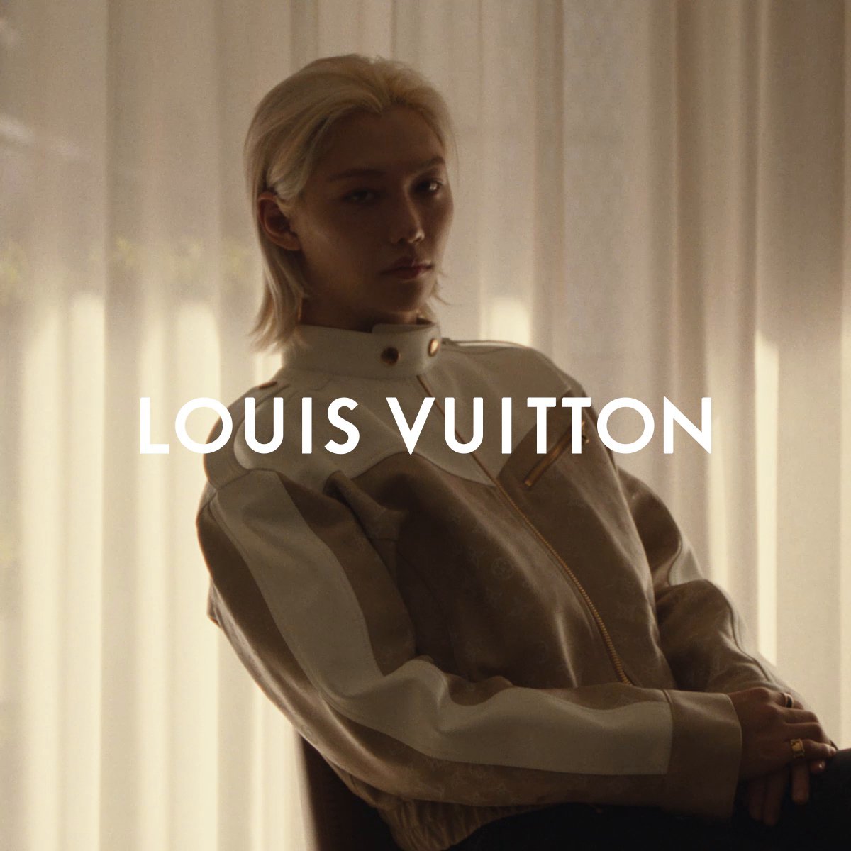 Women’s Fall-Winter 2024 Show. House Ambassador #Felix spends the day with Louis Vuitton in Paris before walking in Nicolas Ghesquiere's #LVFW24 collection presentation at the Cour Carrée du Louvre. #LouisVuitton