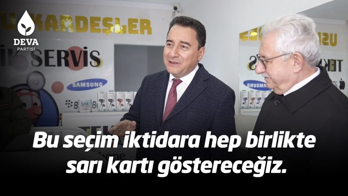 Sayın Erdoğan şimdi "Son seçimim" diyerek "Son bir defacık oy verin" diyor. Daha önce de verdiği sözleri tutmadığının vatandaşlarımız farkında. Bu seçim iktidara hep birlikte sarı kartı göstereceğiz.