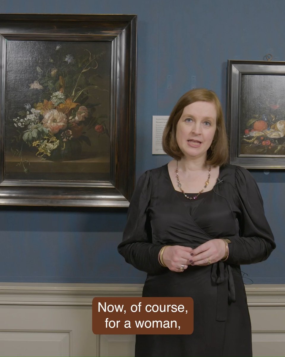 A successful still life painter and mother to ten children 🎨 This #MothersDay we're learning more about the Dutch still life painter Rachel Ruysch, an artist so successful she outsold Rembrandt in her lifetime. #WomensHistoryMonth