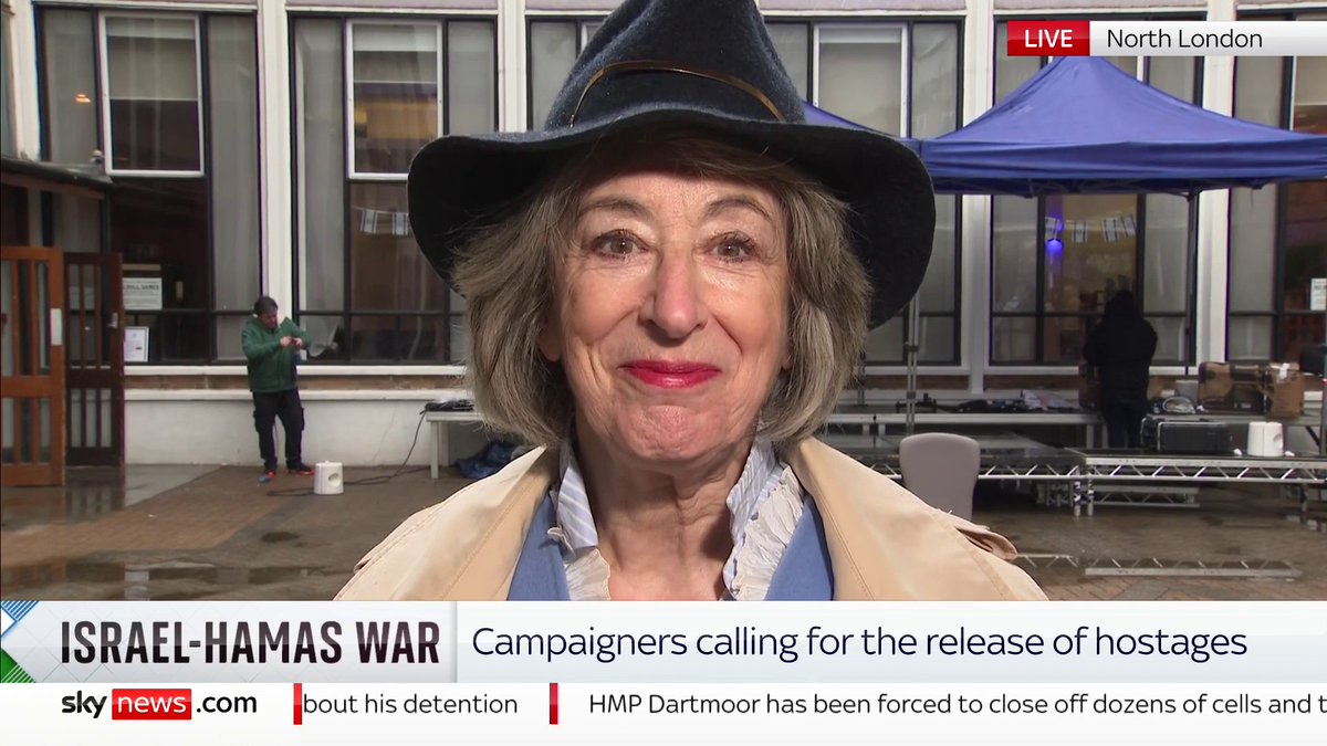 "Every Jew in the world is now a hostage." Actor and writer Dame Maureen Lipman says "we have hope" that the hostages will return home. 📺 Sky 501, Virgin 602, Freeview 233 and YouTube