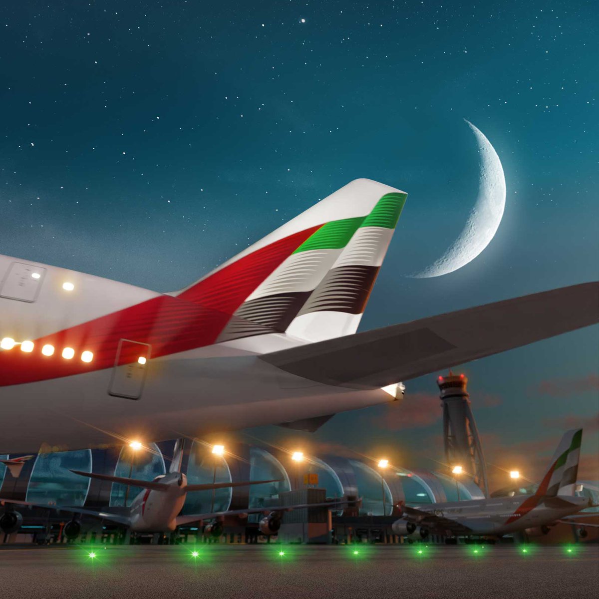 Ramadan Kareem from all of us at Emirates. 🌙 ✨