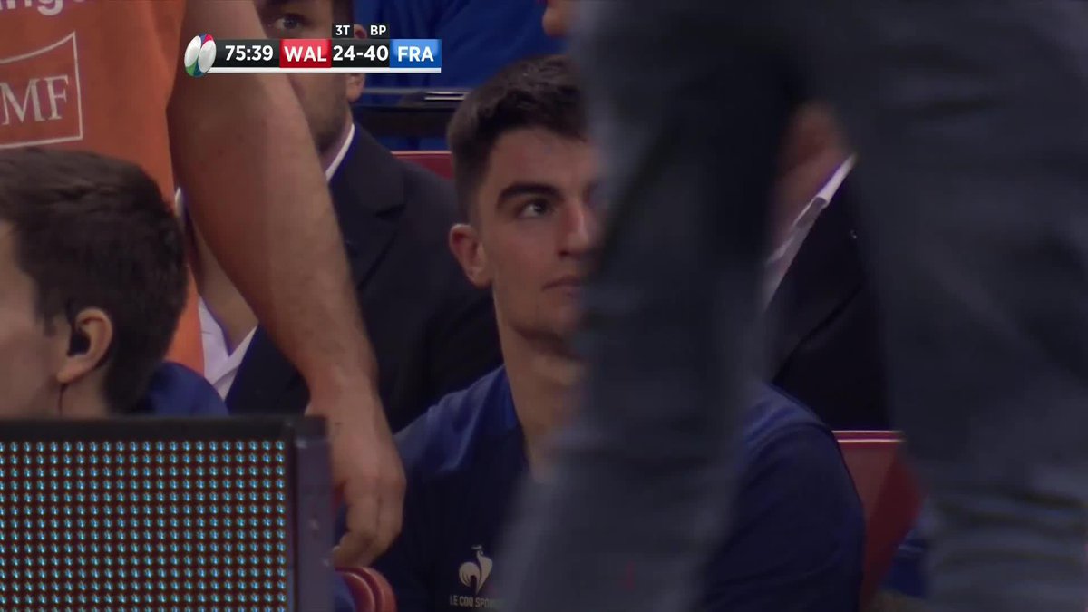L'homme du match 🏆 Nolann Le Garrec se souviendra de sa première titularisation avec le XV de France 🇫🇷 📺 Suivez le match en direct sur France tv #GALFRA | #SixNationsRugby