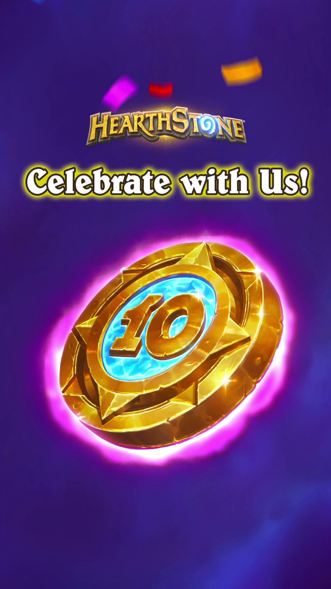 Tomorrow is our 10th Anniversary! 🎂 What's the first deck you ever played with in Hearthstone? #10YearsofHearthstone