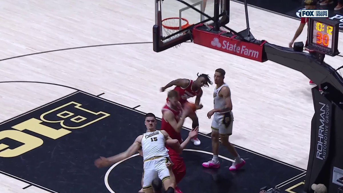 Not letting him off the hook on this one 🪝 zach x Purdue Men's Basketball