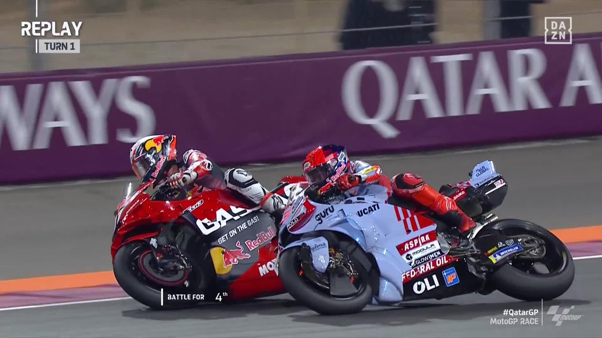 UN TIBURÓN ANDA SUELTO Y ESTÁ DE CAZA El adelantamiento de Pedro Acosta a Marc Márquez 💥 #QatarGP 🇶🇦 #MotoGP 🏁