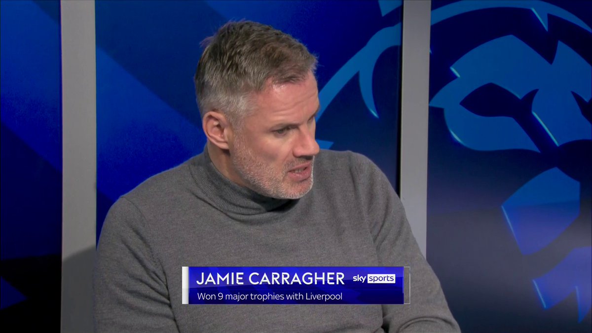 "I think the great centre backs don't just play their own game, they control the whole back four" 🙌 Jamie Carragher believes Virgil van Dijk is a better centre back than Erling Haaland is a centre forward 🔴