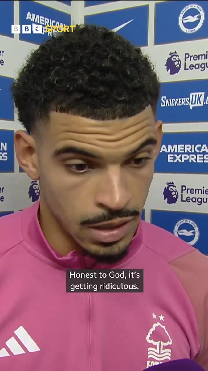 "It is honestly getting ridiculous now." 😡 Morgan Gibbs-White and Nuno Espirito Santo weren't happy with VAR. #BBCFootball #BHANFO