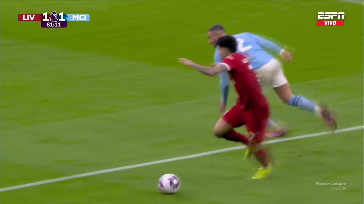 Velocidad. Potencia. Técnica. Regate. Picardía. Perseverancia. El mejor equipo del mundo no pudo parar a Luis Díaz.