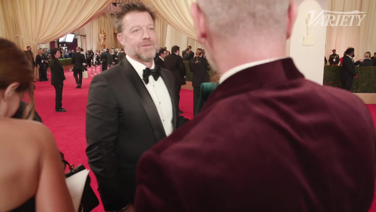 David Leitch reveals that there will be a segment during tonight's #Oscars that "honors the stunt community." | Variety On the Carpet presented by DIRECTV