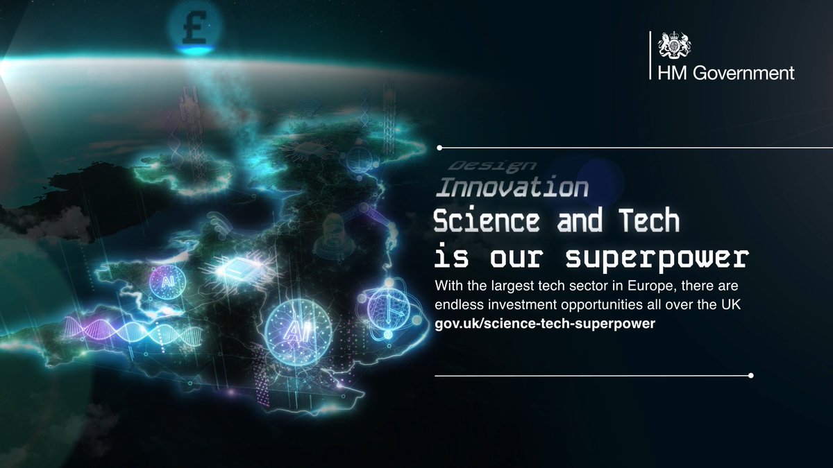Science and technology is the UK’s superpower. 📈It drives our economic growth 🌍It solves societies biggest challenges 👩‍💻It changes the way we live and work If you're looking to invest or scale up your business, discover more: