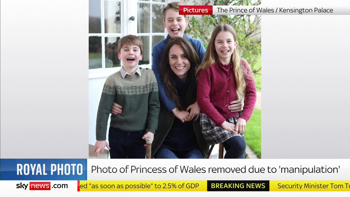 'For Buckingham Palace, this is not an ideal situation.' Royal Commentator Alastair Bruce speaks of the controversies surrounding the picture of the Princess of Wales released by the Palace to celebrate Mother's Day. 📺 Sky 501 and YouTube