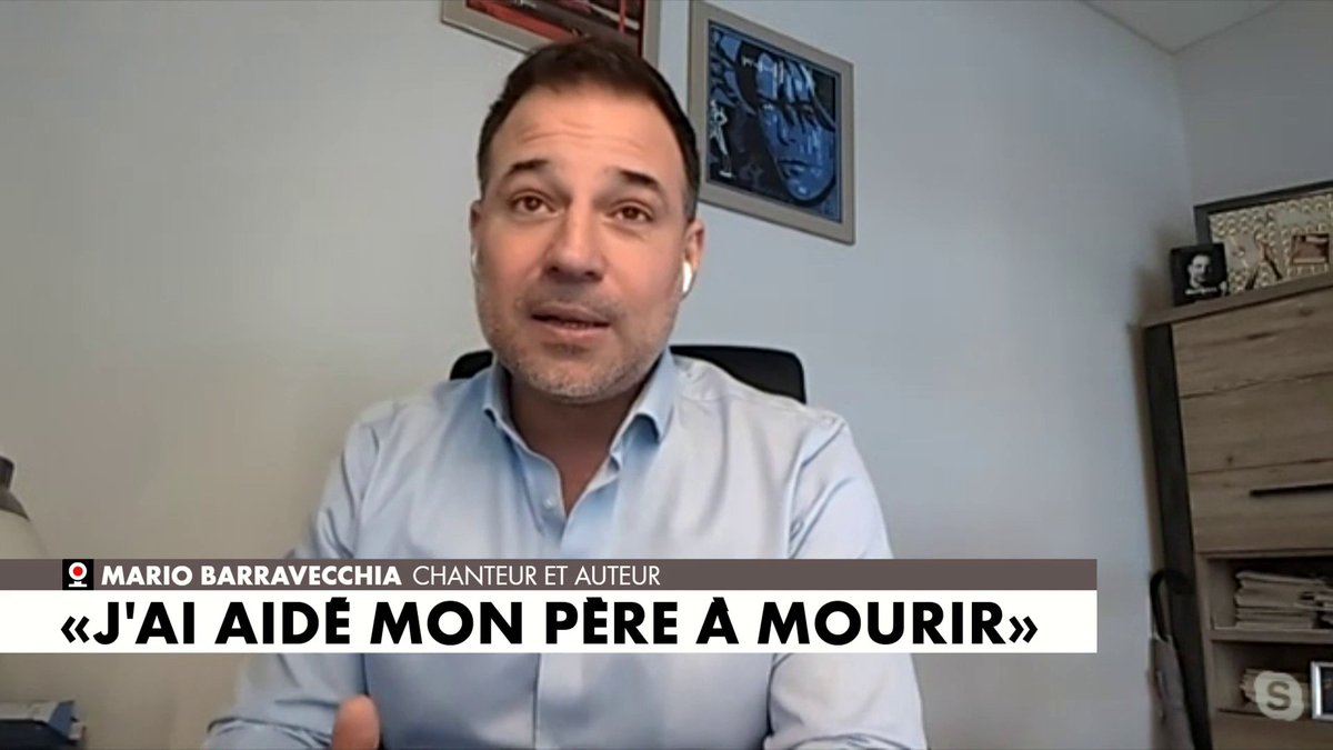 Le témoignage poignant de Mario Barravecchia, chanteur et auteur, qui a aidé son père à mourir, dans #MorandiniLive