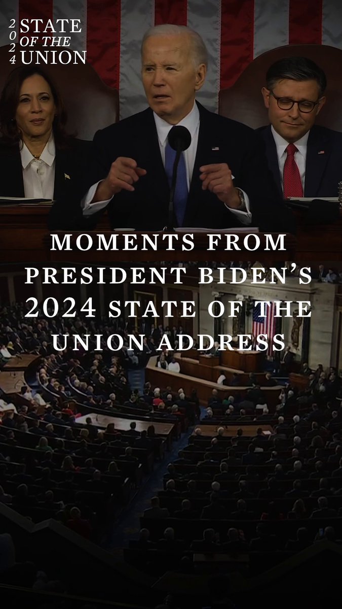 To lead America, the land of possibilities, you need a vision for the future of what America can and should be. At my State of the Union, you heard mine.