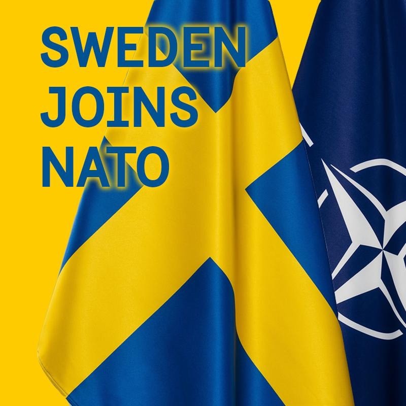 Välkommen Sverige - Welcome Sweden! 🇸🇪 🤝 #WeAreNATO