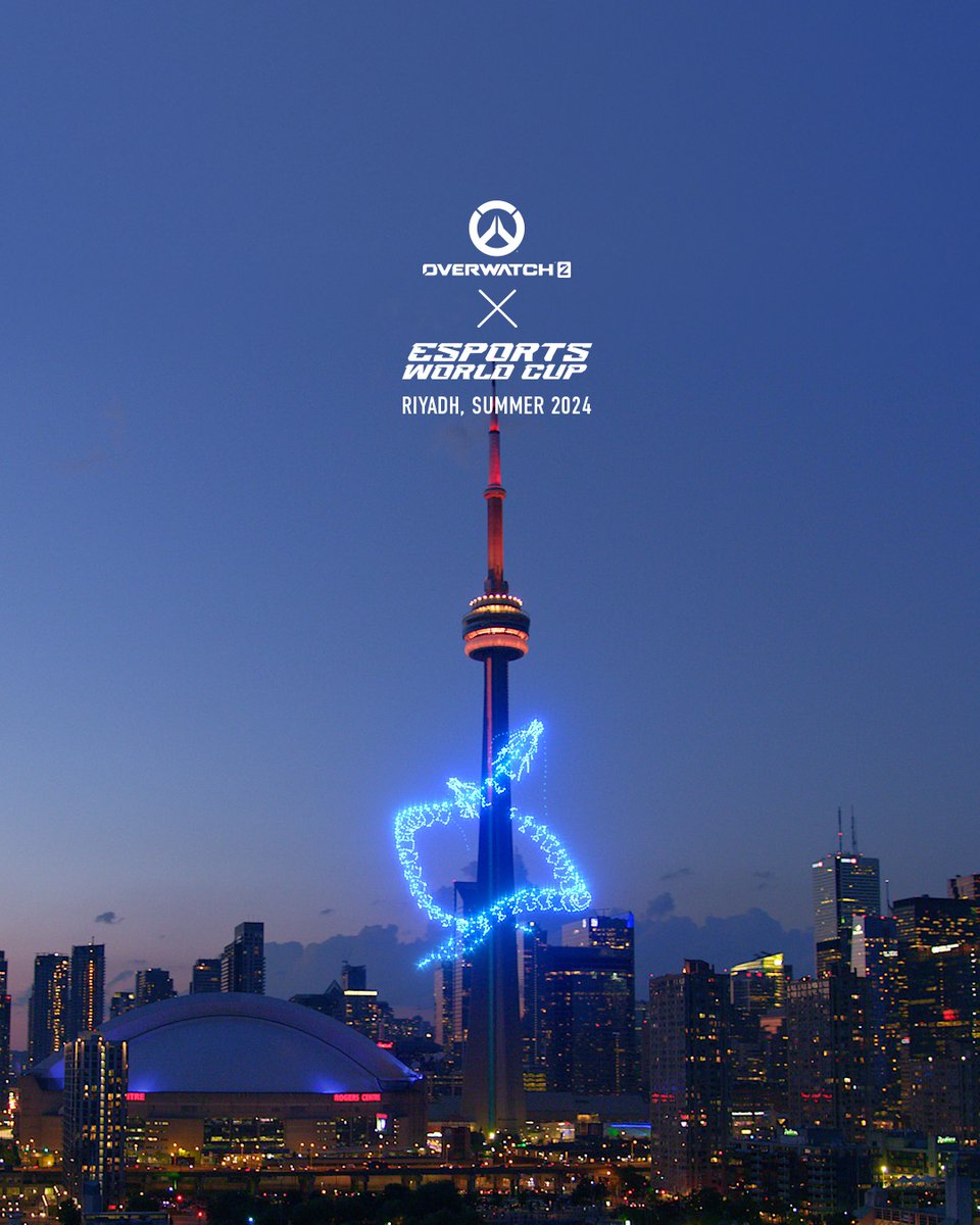 🐲 Spirit Dragon spotted in Toronto! 🇨🇦 #Overwatch2 🤝 #EsportsWorldCup is getting closer and closer! What Hero would fit the best to represent Riyadh?
