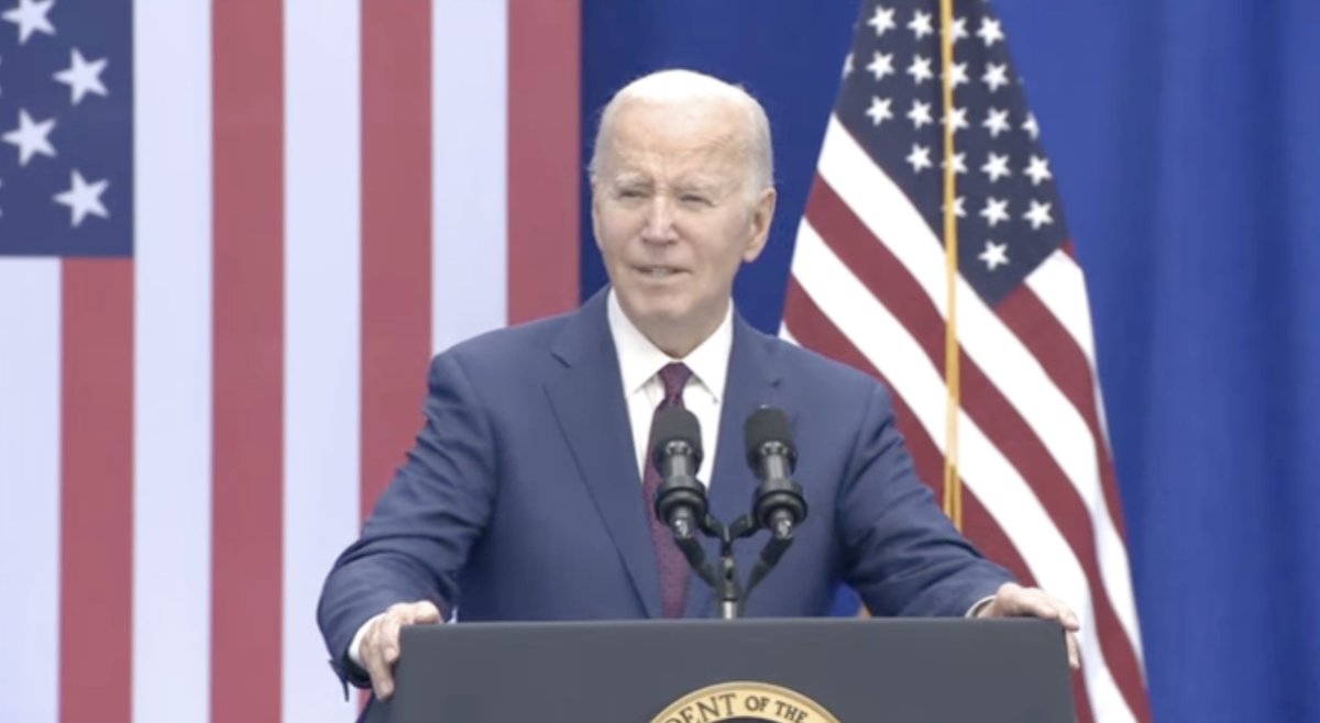 President Biden: Trump said this morning cuts to Social Security and Medicare are on the table again. I will never allow that to happen. If Republicans try to cut Social Security or Medicare, I will stop them