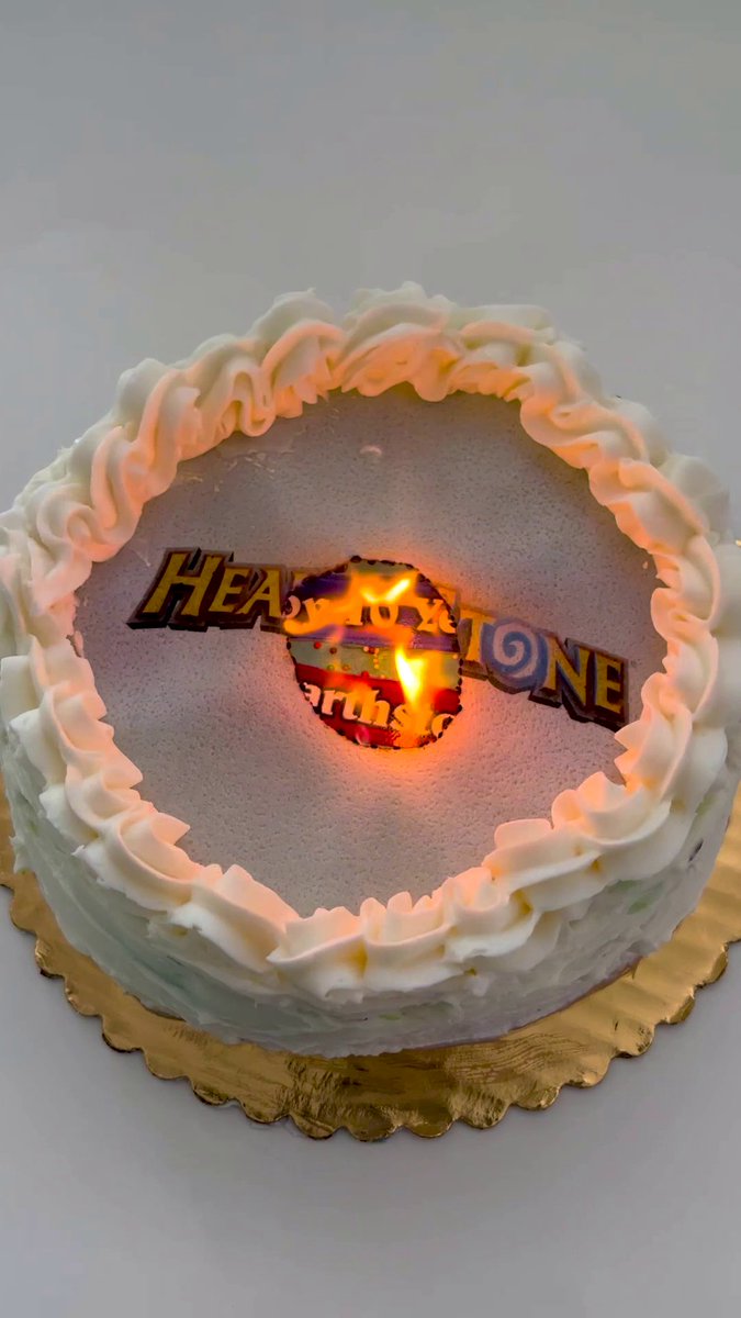 We've had a fabulous birthday, and the only thing left to do is... burn the cake? 🎂🔥