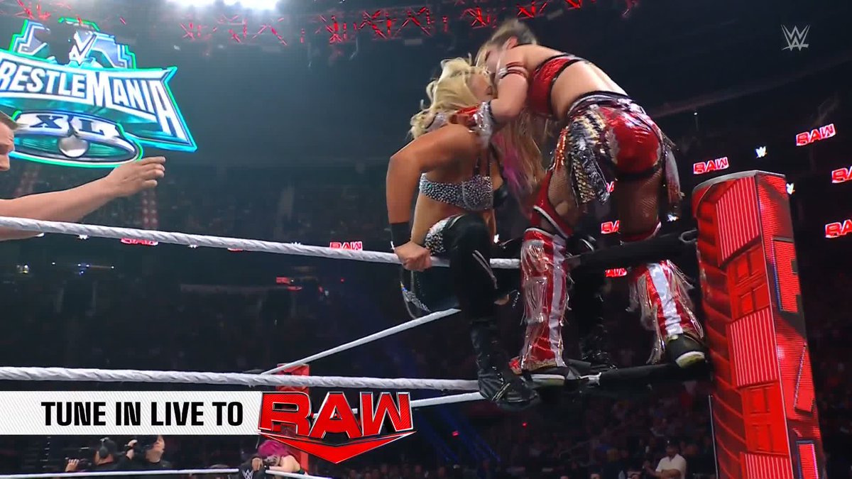The Women's Tag Team Championship is on the line on #WWERaw!