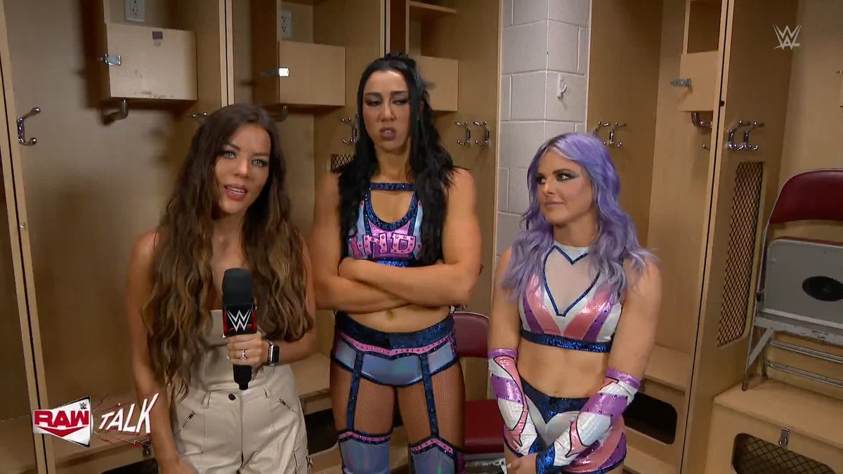 Following that shocking moment on #WWERaw, what did Candice LeRae have to say for herself? #RAWTalk Peacock