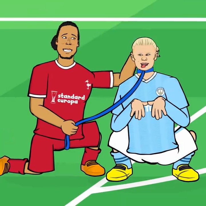 Liverpool vs Man City - the cartoon