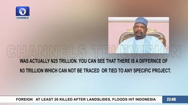 Audio Clip Of Ningi On 2024 Budget (Senator Abdul Ningi had alleged that the budget passed by the National Assembly for the 2024 fiscal year is N25tn while the one being implemented by the Presidency is N28.7tn) #ChannelsTVNews #InCaseYouMissedIt
