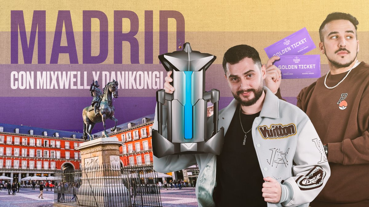 Los creadores OTK m1xwell y DANIKONGI nos enseñan en qué lugar de Madrid escondieron la última Spike 🔍 y los ganadores de la entrada doble para Masters Madrid