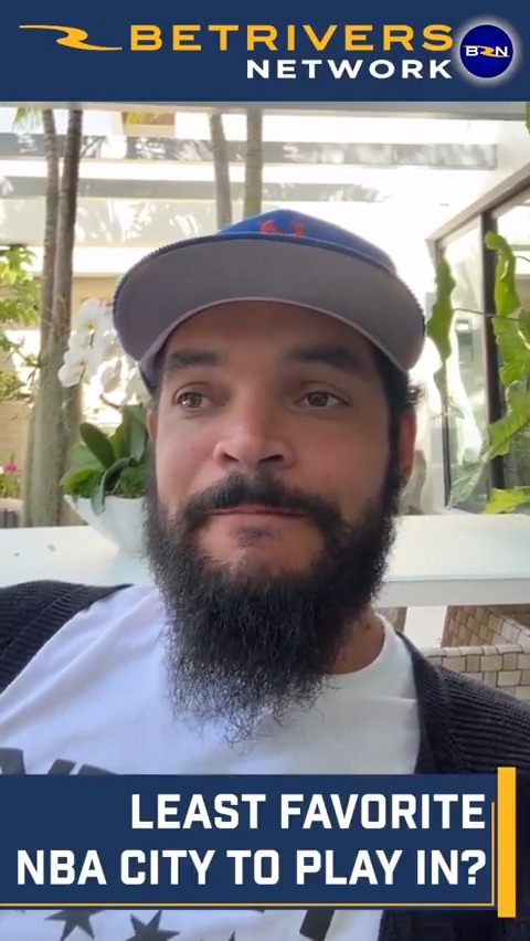 Favorite city to play in: New Orleans Least favorite: You already know 1 on 1 with Joakim Noah ⤵️
