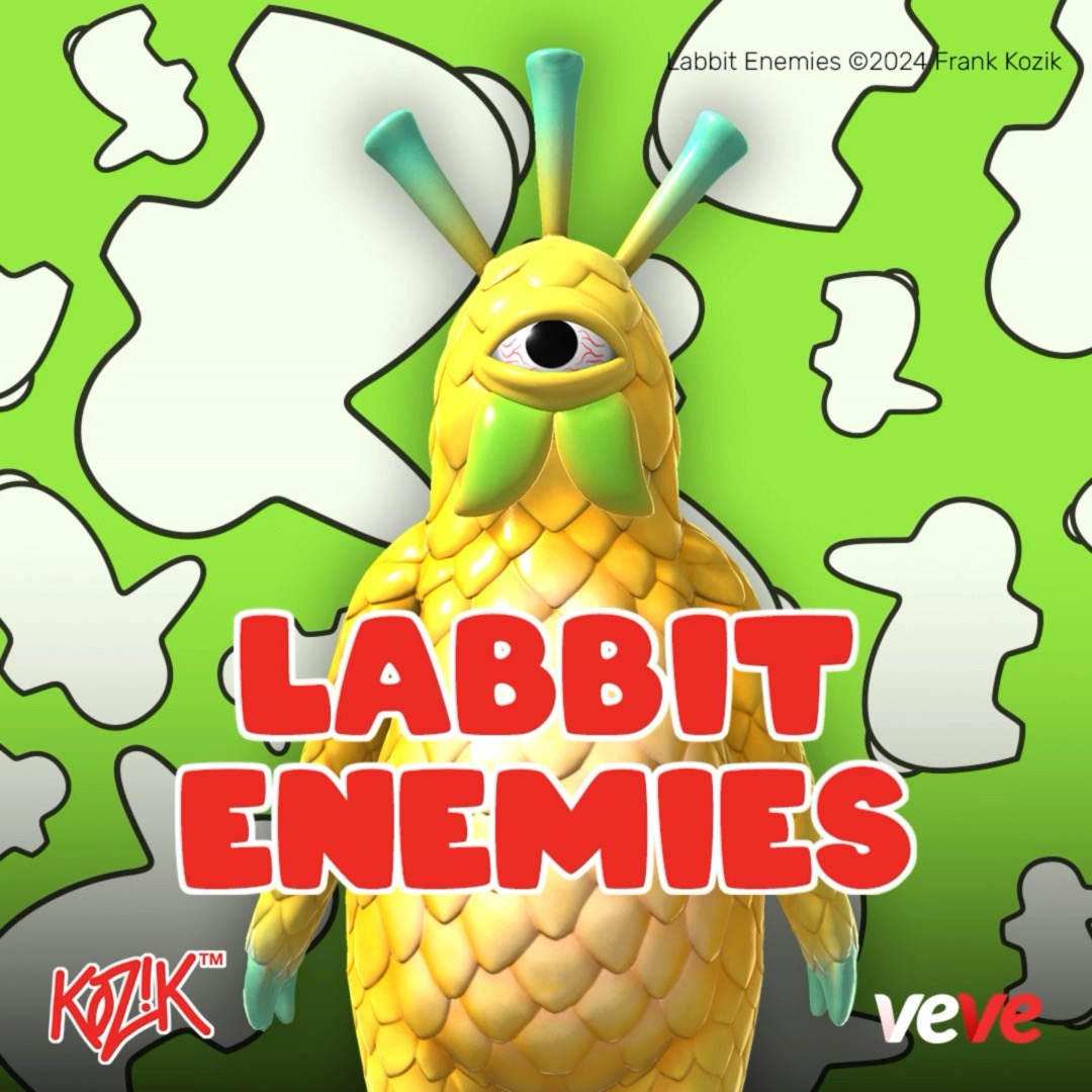 The alien invasion of Labbit Land is underway, and these new visitors ain't messing around! 💙🐰 In celebration of the legacy of Frank Kozik, four Labbit Enemies drop in blind box format Sun, 17 Mar at 8 AM PT: